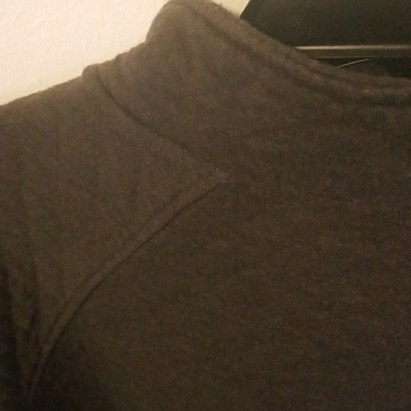 Eddie Bauer Men's Medium Brown Quilted Pullover - Picture 10 of 17